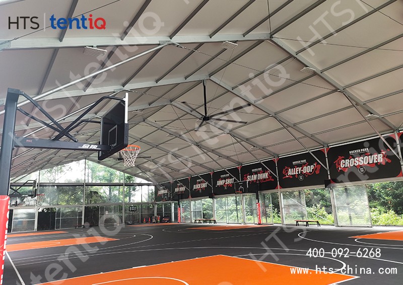裝配式篷房結構的室內籃球館 裝配式篷房結構的室內籃球館