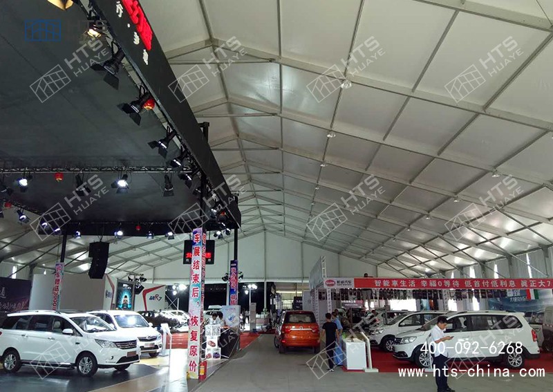 篷房為展覽的成功舉辦提供了堅實保障